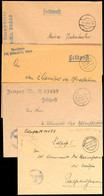 5648 1940, 4 Feldpost-Dienstbriefe: Vom 2.1.40 Mit Feldpost-Nr. 20249 = Torpedoboot "Albatros", Vom 3.3.40 Mit Feldpost- - Autres & Non Classés