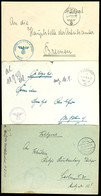 5663 1940/41, 3 Feldpost-Briefe Der Torpedoboote "Iltis"(Fp-Nr. M 01097) Vom 10.8.41, "T 11"(Fp-Nr. M 19343) Vom 11.9.40 - Autres & Non Classés