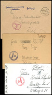 5675 1942, Feldpost-Brief Mit Maschinenwerbe-Stpl. Vom 21.1.42 Sowie Mit Brief-Stpl. Und Absenderangabe Feldpost-Nr. M 0 - Autres & Non Classés