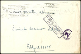 5868 1943, Spanischer Freiwilliger In Der Wehrmacht, Brief Mit Maschinen-Stpl. "MADRID 1.JUN 43" An Einen Leutnant Vor L - Autres & Non Classés