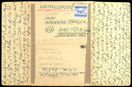 5877 Luftfeldpostbrief Von Obltn. G. Sänger, F.P.Nr. 22536, 97. Jäger-Bataillon, Div. Tiraspol/Südukraine Mit Ausführlic - Autres & Non Classés