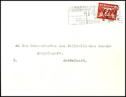 5913 1942, Frankierter Brief Von Rotterdam/Niederlande An Den Kommantdanten Des Polizeilichen Durchgangslagers In Amersf - Autres & Non Classés