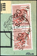 6322 SCHIERKE, 60 Pf. Hell Im Senkr. Paar A. Paketkartenabschnitt, Tadellos, Gepr. Modry BPP, Katalog: 179IV BS - Autres & Non Classés