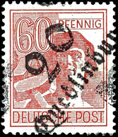 6326 QUEDLINBURG, 60 Pf. Hell, Tadellos Postfrisch, Sehr Selten - Von Quedlinburg Sind Nur Wenige Stücke Bekannt, Gepr.  - Other & Unclassified