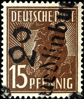 6335 QUEDLINBURG, 15 Pf. Arbeiter, Tadellos Postfrisch, Gepr. Dr. Modry BPP, Katalog: 171VIb ** - Other & Unclassified