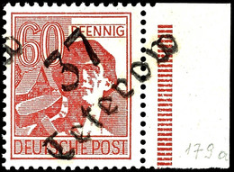 6352 TETEROW, 60 Pf. Hell, Postfrisch Mit Unbedeutendem Gummibug, Fotoattest Dr. Modry BPP, Katalog: 179VIII ** - Other & Unclassified