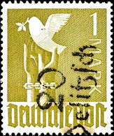 6416 DELITZSCH, 1 M. Taube Mattbraunoliv, Tadellos Postfrisch, Gepr. Herbst BPP, Katalog: IIaIVb ** - Autres & Non Classés