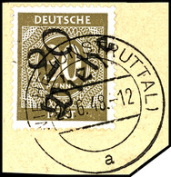 6451 WIEHE, 30 Pf. Ziffer A. Briefstück, Tadellos, Gepr. Modry BPP, Katalog: IpIV BS - Other & Unclassified