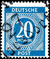 6470 NARSDORF, 20 Pf. Ziffer, ARGE:69, Tadellos Postfrisch, Fotoattest Dr. Böheim BPP, Katalog: IlV ** - Autres & Non Classés