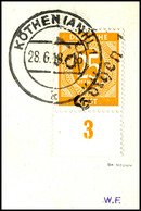 6481 KÖTHEN 1, 25 Pf. Ziffer A. Briefstück, Tadellos, Gepr. Modry BPP, Katalog: IoVIb BS - Autres & Non Classés