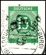 6486 LOBURG, 15 Pf. Ziffer A. Briefstück, Tadellos, Gepr. Modry BPP, Katalog: IiVIa BS - Autres & Non Classés