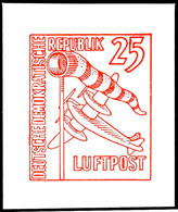6538 1956 (ca.), 12 Verschiedene, Farbige Essays Zur Geplanten Flugpost-Ausgabe - Autres & Non Classés