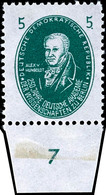 6546 5 Pfg Akademie Mit Plattenfehler "Punkt Unter Rechter Wertziffer 5", Tadellos Postfrisch, Mi. 250,-, Katalog: 262I  - Autres & Non Classés