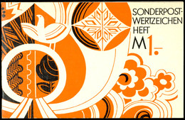 6628 Sondermarkenheftchen 1 Mark, Deckel Orange/schwarz, Mit Zehn Werten 10 Pfg Silbermann-Orgel, Tadellos Postfrisch (e - Autres & Non Classés