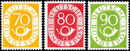 6934 2 - 90 Pfg Posthorn, 16 Werte Komplett, Tadellos Postfrisch, Unsigniert, Fotoattest H.-G. Schlegel BPP "Die Marken  - Other & Unclassified