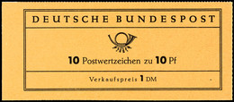 7019 Markenheftchen "Heuss Lumogen Erstauflage", Type CaI, Tadellos Postfrisch, Gepr. Schlegel BPP, Mi. 1.600.-, Katalog - Autres & Non Classés