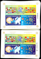 7039 2005, "CEPT, 50 Jahre", Engros-Lot Mit Je 100 Mal Bl. 27 A Und Bl. 27 B, Tadellos Postfrisch, Mi. 7.600.-, Katalog: - Bosnia And Herzegovina