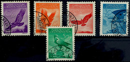 7130 Flugpost, Tadellos, Gestempelt, Katalog: 143/47x O - Liechtenstein