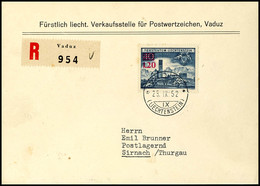 7141 1,20 Fr. A. 40 Rp. Aufdruckmarke A. Tadellosem FDC, Katalog: 310 FDC - Liechtenstein