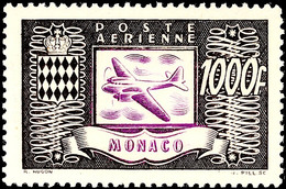 7163 300 Fr. Bis 1.000 Fr. "Flugzeug", Flugpostausgabe 1949, Tadellos Postfrisch, Mi. 200.-, Katalog: 394/96 ** - Autres & Non Classés