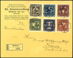 7200 Nibelungensage Kpl. Auf R-Brief (FDC) Von Millstatt Nach Leipzig, Rücks. Ankstpl. FDC, Tadellos, Mi. 120,-, Katalog - Autres & Non Classés