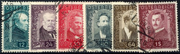 7203 Österr. Maler, Kpl. Rundgestempelt, Mi. 380,-, Katalog: 545/50 O - Other & Unclassified