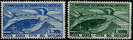 7353 1949, 300 L. Und 1000 L. Flugpost, Tadellos Postfrisch, Katalog: 161/62 ** - Autres & Non Classés