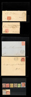 8014 "BRAUNSCHWEIG" - K2, Mit Daten Aus 1868/71 Auf 5 Losen Marken, Zwei Briefstücken, Drei Frankierten Belegen Und Ganz - Brunswick