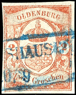 8742 2 Gr Sauber Gestempelt Und Allseits Voll- Bis Breitrandig, Kleine Schürfung Rückseitig, Mi. 550.-, Katalog: 13 O - Oldenbourg