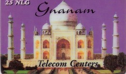 HOLANDA (PREPAGO). 25nlg. Taj Mahal (purple, Gnanam). (007) - Cartes GSM, Prépayées Et Recharges
