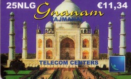 HOLANDA (PREPAGO). 25nlg/€11,34. Taj Mahal (purple, Gnanam Logo). (008) - [3] Handy-, Prepaid- U. Aufladkarten