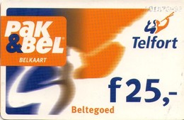 HOLANDA. NL-TF-REF-0001B. Pak & Bel Beltegoed. 07-2001. (014P) - [3] Handy-, Prepaid- U. Aufladkarten