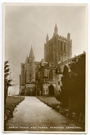 HEREFORD CATHEDRAL : NORTH PORCH AND TOWER / ADDRESS - BRISTOL, GREENBANK, CO-OPERATION ROAD (BULLOCK) - Herefordshire