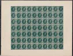 CSA Confederate States 10c Dark Green Reprint In Sheet Of 70 - 1861-65 Stati Confederati