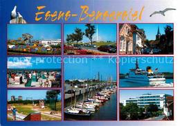 72857226 Bensersiel Hafen Faehre Moewe Strand Esens - Esens