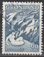 GREENLAND   SCOTT NO. 43    USED    YEAR  1957 - Used Stamps