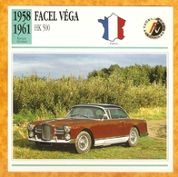 1958 FRANCE VIEILLE VOITURE FACEL VEGA HK 500 - FRANCE OLD CAR - FRANCIA VIEJO COCHE - VECCHIA MACCHINA - ALTES AUTO - Autos