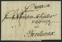 HAMBURG 1799, HAMBURG, L1 Auf Brief Nach Bordeaux, Pracht - Préphilatélie