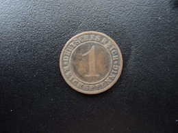 ALLEMAGNE : 1 REICHSPFENNIG  1930 F   KM 37   TTB - 1 Rentenpfennig & 1 Reichspfennig