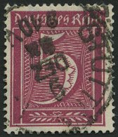 Dt. Reich 177 O, 1922, 5 Pf. Lilakarmin, Wz. 2, Winzige Knitterspur Sonst Pracht, Gepr. Infla, Mi. 260.- - Used Stamps