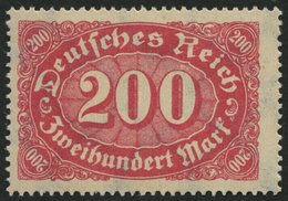 Dt. Reich 248b **, 1923, 200 M. Rotlila, Pracht, Gepr. Infla, Mi. 90.- - Usati