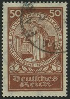 Dt. Reich 354 O, 1924, 50 Pf. Nothilfe, Pracht, Mi. 85.- - Usados