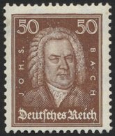 Dt. Reich 396 **, 1926, 50 Pf. Bach, Normale Zähnung, Pracht, Mi. 160.- - Used Stamps