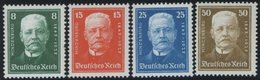 Dt. Reich 403-06 **, 1927, 80. Geburtstag, Postfrischer Prachtsatz, Mi. 120.- - Oblitérés