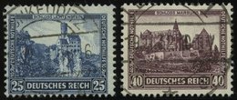 Dt. Reich 477/8 O, 1932, 25 Und 40 Pf. Nothilfe, 2 Prachtwerte, Mi. 109.- - Gebruikt