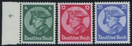 Dt. Reich 479-81 **, 1933, Friedrich Der Große, Postfrischer Prachtsatz, Mi. 320.- - Altri & Non Classificati