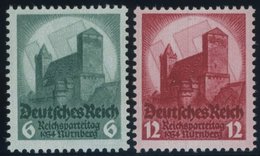 Dt. Reich 546/7 **, 1934, Reichsparteitag, Pracht, Mi. 85.- - Altri & Non Classificati