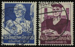 Dt. Reich 563/4 O, 1934, 25 Und 40 Pf. Stände, 2 Prachtwerte, Mi. 118.- - Otros & Sin Clasificación