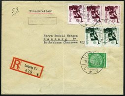 Dt. Reich 584/5 BRIEF, 1935, Welttreffen Der Hitler-Jugend Auf Einschreibbrief, Nebenstempel 20 Rpf. Einschreib-Gebühr,  - Andere & Zonder Classificatie