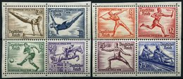 Dt. Reich 624-31 **, 1936, Olympische Spiele, 2 Herzstücke, Pracht, Mi. 80.- - Autres & Non Classés